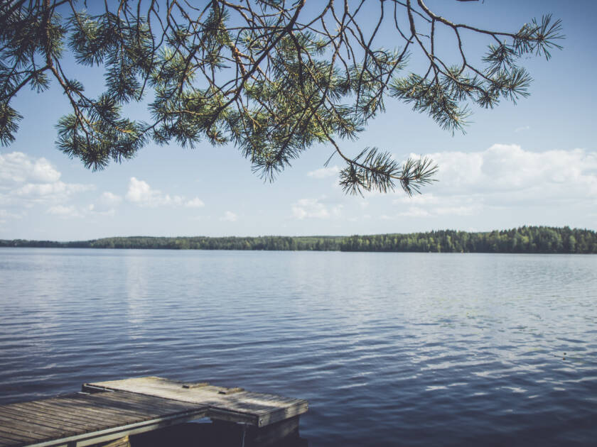 Pyysalon järvimaisema.