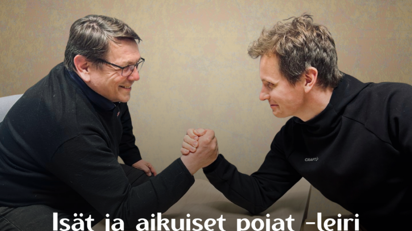 Isät ja aikuiset pojat -leiri