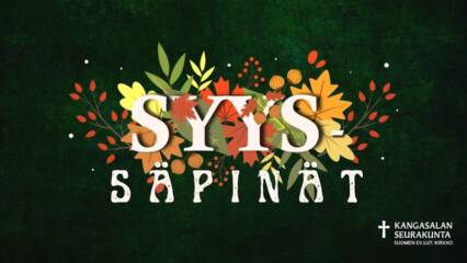 Syyssäpinät-tapahtuman logo.