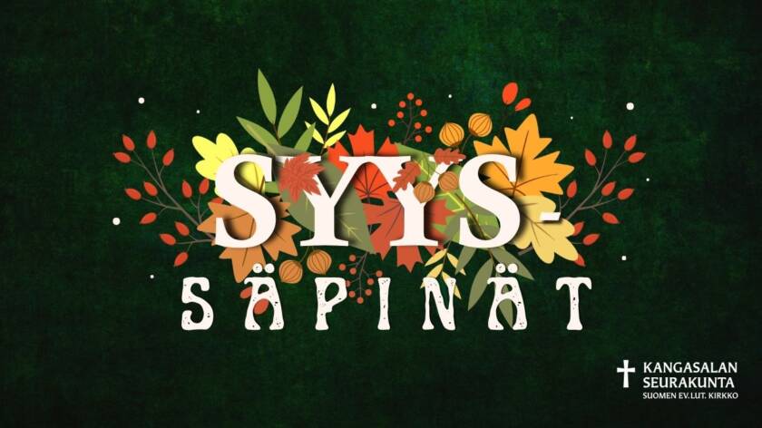 Syyssäpinät-tapahtuman logo.