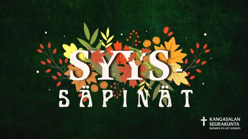 Syyssäpinät-tapahtuman logo.