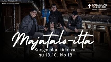 Majatalo-illan mainoskuvassa Mooseksen Parta.